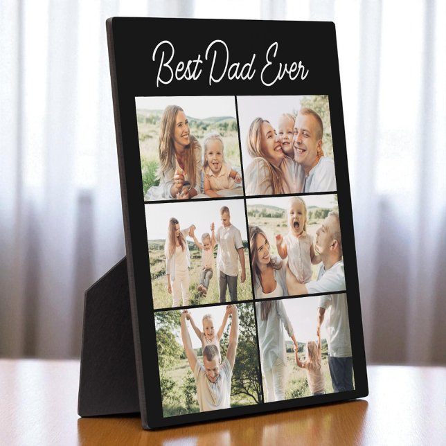Placa Expositora Father's Day 6 Photo Collage Best Dad Ever  (Subido por el creador)