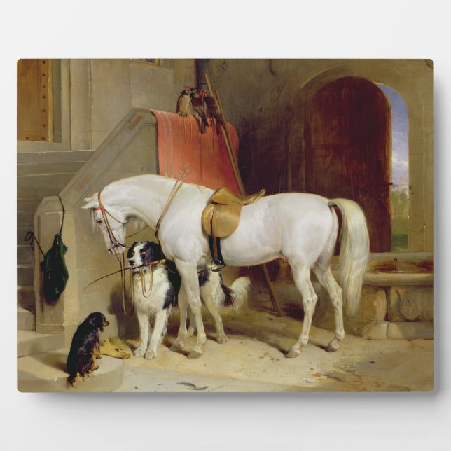 Placa Expositora Favoritos del príncipe Jorge (aceite sobre lienzo) (Frente)