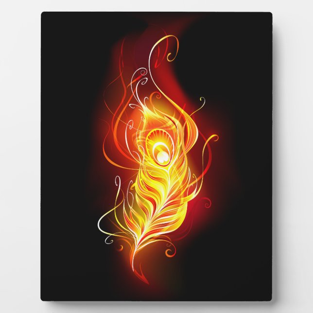 Placa Expositora Feather Peacock (Frente)