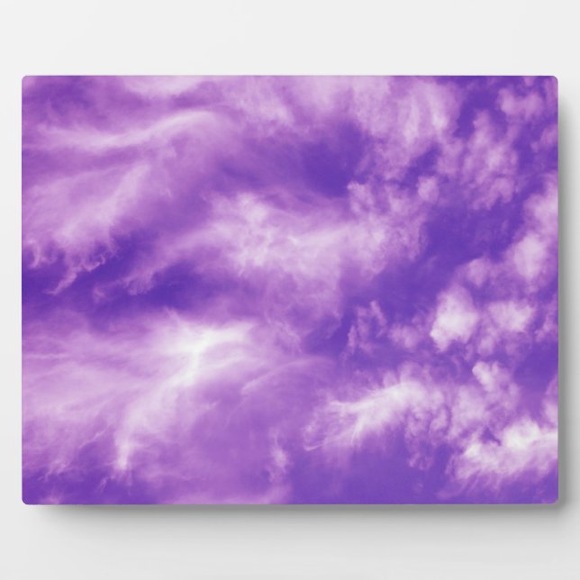 Placa Expositora Feathery Purple Sky (Frente)