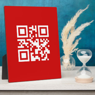 Placa Expositora ¡Feliz Año Nuevo! — Código QR