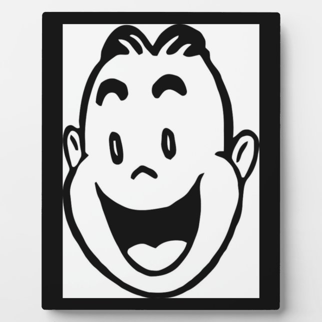 PLACA EXPOSITORA FELIZ CARA (Frente)