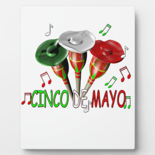 Placa Expositora Feliz Cinco de Mayo