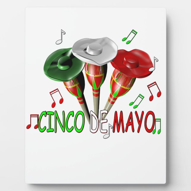 Placa Expositora Feliz Cinco de Mayo (Frente)