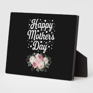 Placa Expositora Feliz Día de la Madre Floral Bonita Mamá Abuela Es