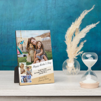 Placa Expositora Feliz Día de la Madre Pantalla de Collage de fotos