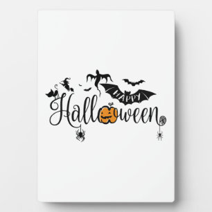 Placa Expositora feliz Halloween, fiesta de Halloween, divertido Ha