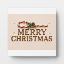 PLACA EXPOSITORA FELIZ NAVIDAD
