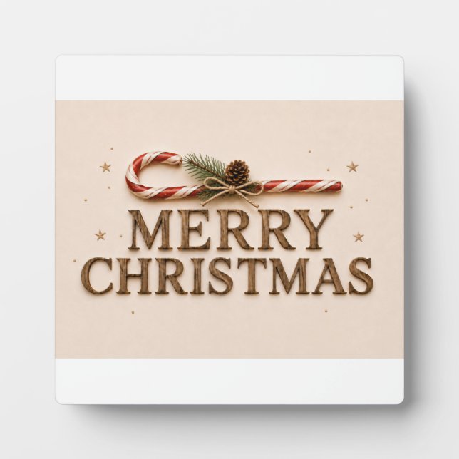 PLACA EXPOSITORA FELIZ NAVIDAD (Frente)