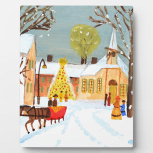 Placa Expositora Feliz Navidad