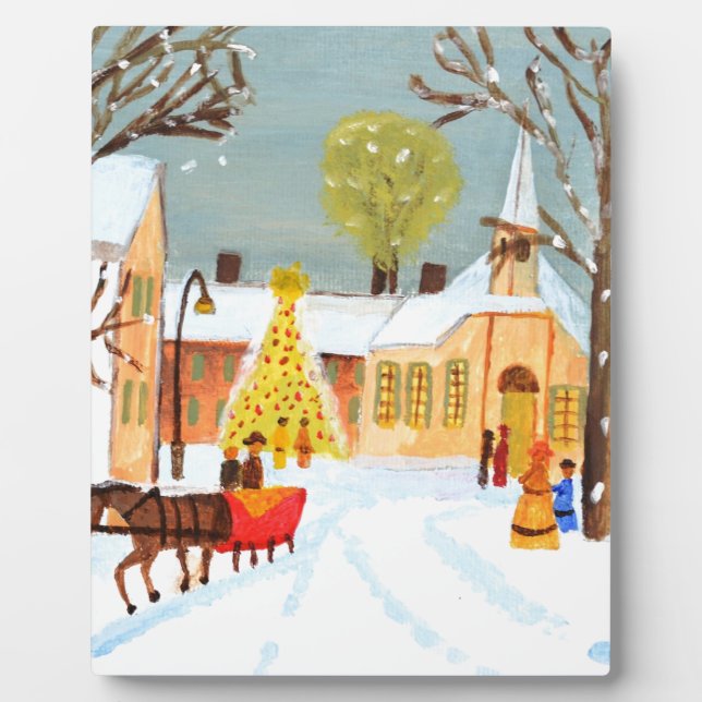 Placa Expositora Feliz Navidad (Frente)