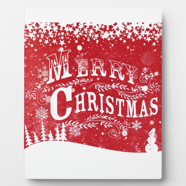 Placa Expositora Feliz Navidad (Frente)