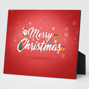 Placa Expositora Feliz Navidad