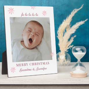 Placa Expositora Feliz Navidad Abuela y Abuelo Foto