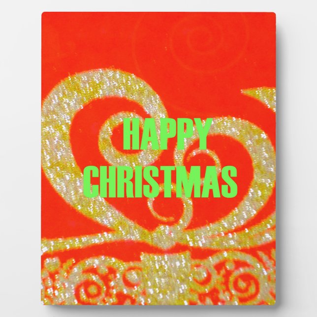 Placa Expositora Feliz Navidad Golden Red Snowflex.jpg (Frente)
