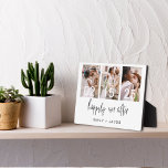 Placa Expositora Feliz Nunca Después De Un Boda Minimalista Simple<br><div class="desc">Eleva tu decoración de casa con nuestra exquisita Plaque que que combina a la perfección elegancia y sentimiento. Esta pieza cuidadosamente diseñada pertenece a nuestra colección Frames & Display en la categoría Hogar y Vivir, diseñada para darle encanto a su espacio. Con una medición perfecta de 150 palabras, esta placa...</div>