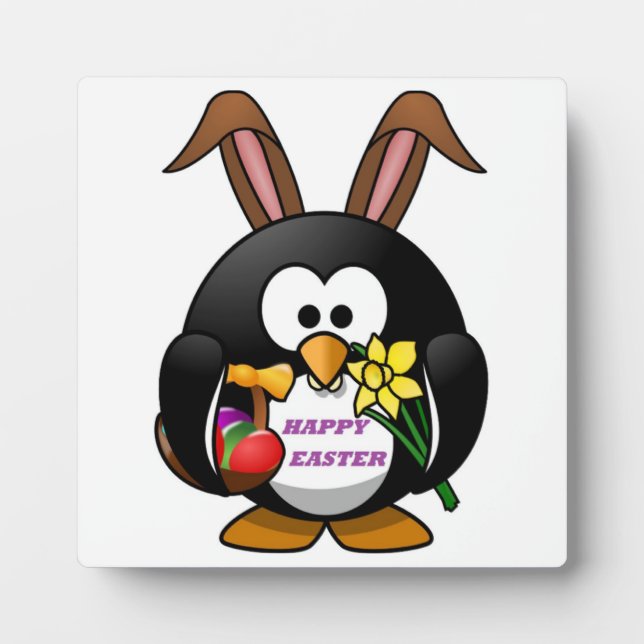 PLACA EXPOSITORA "FELIZ ORIENTAL" PENGUIN BUNNY (Frente)