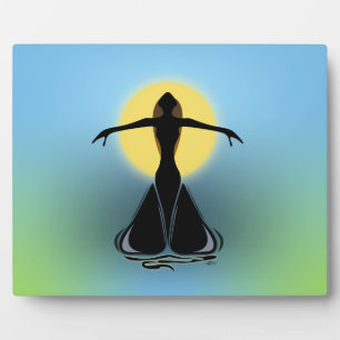 Placa Expositora Femenina en flor