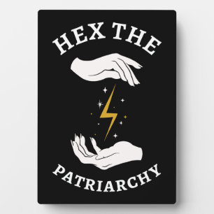 Placa Expositora Feminist Witch - Hex The Patriarchy I
