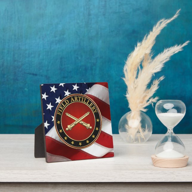Placa Expositora Field Artillery Branch Insignia Special Edition (in situ)