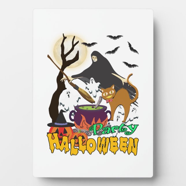 Placa Expositora Fiesta de Halloween (Frente)