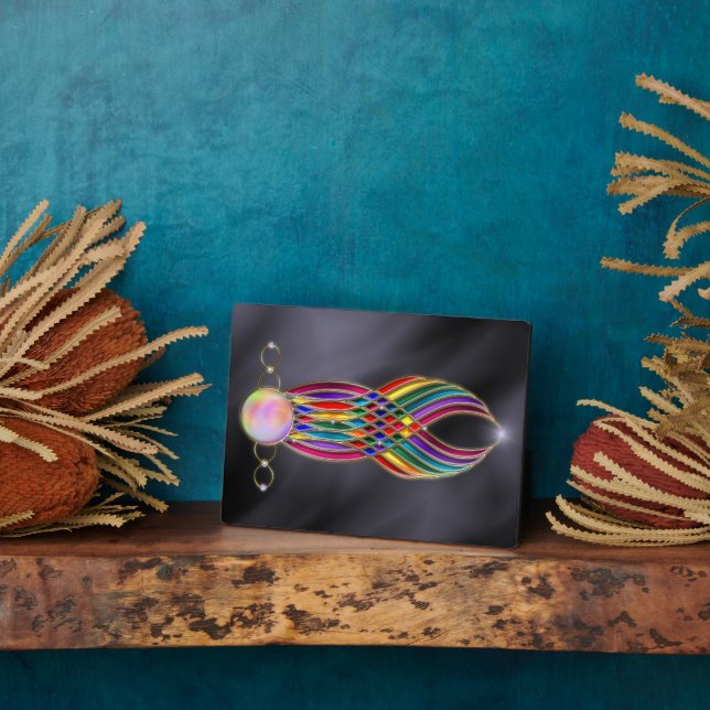 Placa Expositora Fiesta de la Plaque de Joyas (Lado)