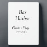 Placa Expositora fiesta de soltera en Bar Harbor regalo de dama de<br><div class="desc">Diseño</div>