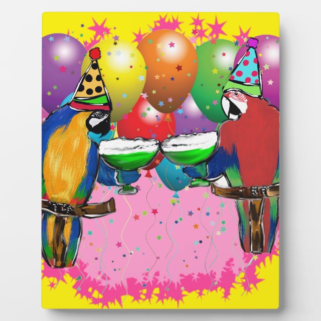 PLACA EXPOSITORA FIESTA PARROTS (Frente)