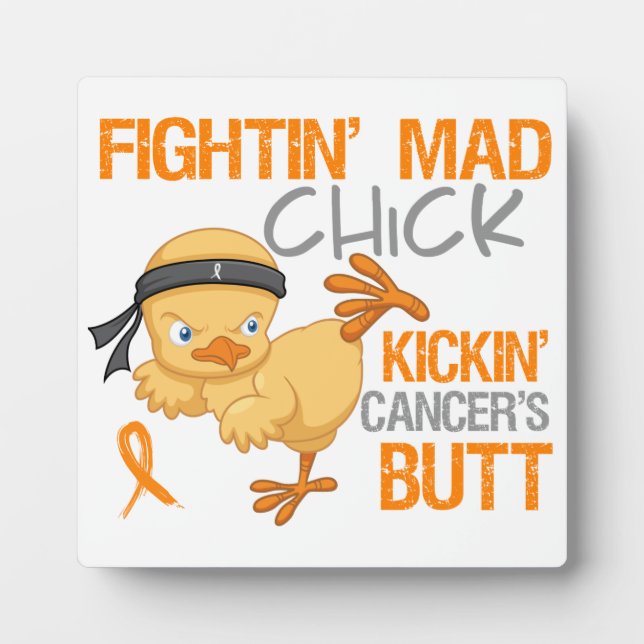 Placa Expositora Fightin Chick Leukemia (Frente)