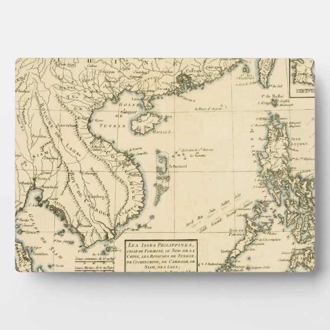 Placa Expositora Filipinas, Formosa | China Meridional (Frente)