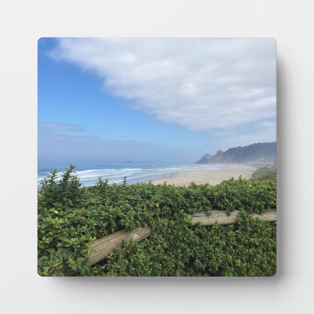 Placa Expositora Fin de las carreteras, Lincoln City, Oregón (Frente)