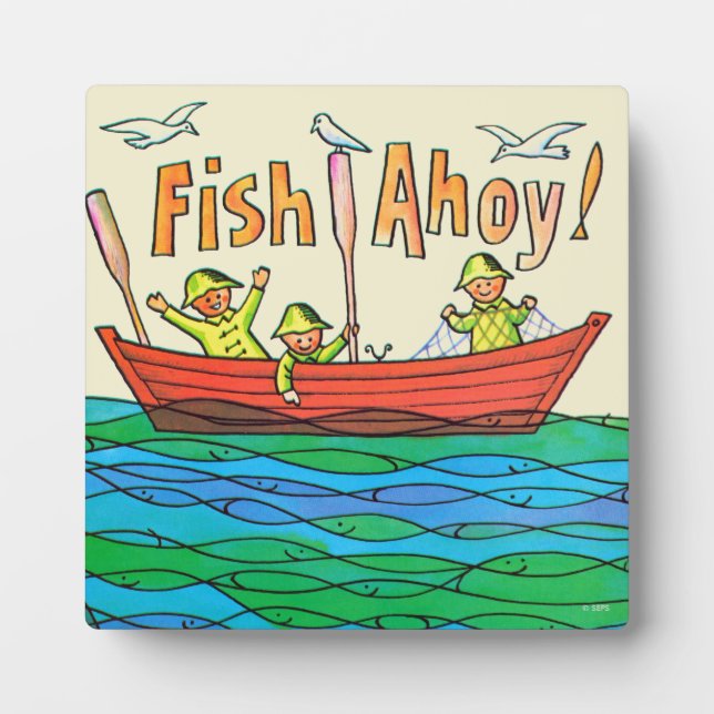 Placa Expositora ¡Fish Ahoy! (Frente)