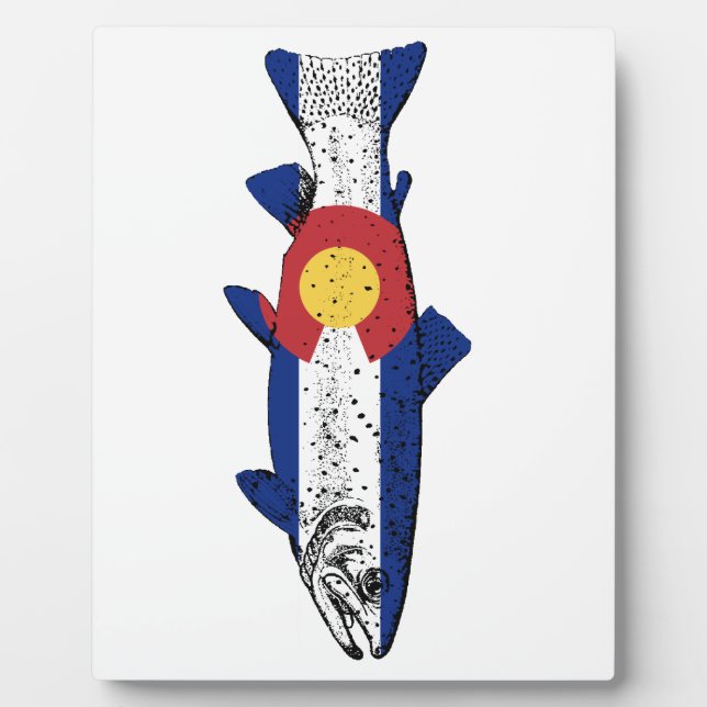 Placa Expositora Fish Colorado (Frente)