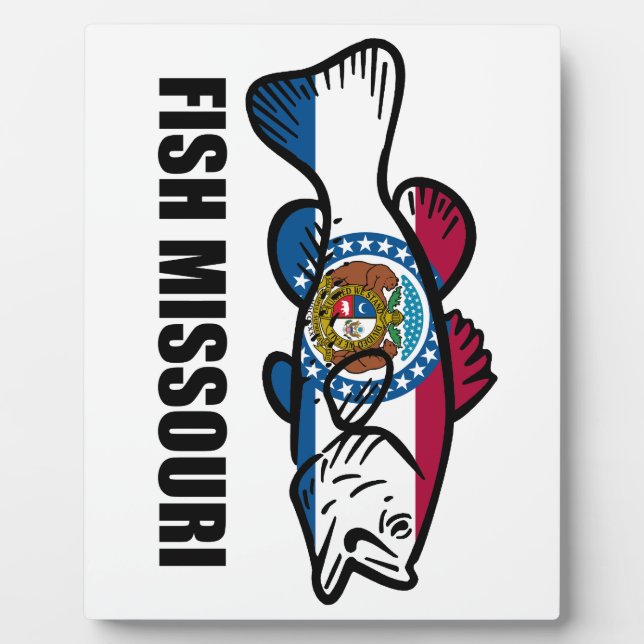 Placa Expositora Fish Missouri (Frente)