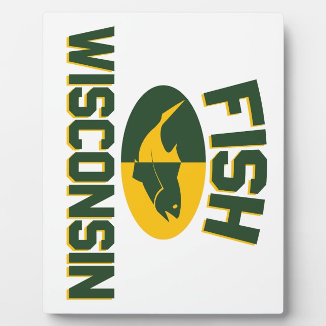 Placa Expositora Fish Wisconsin (Frente)