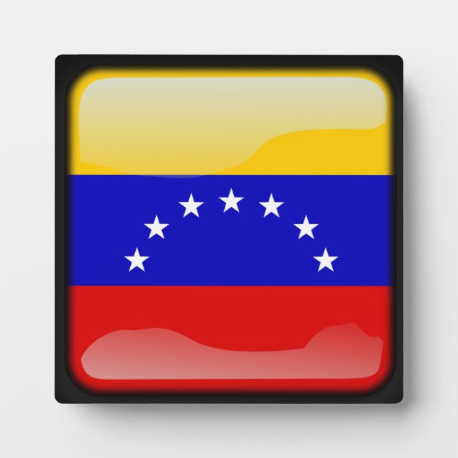 Placa Expositora Flag of Venezuela (Frente)