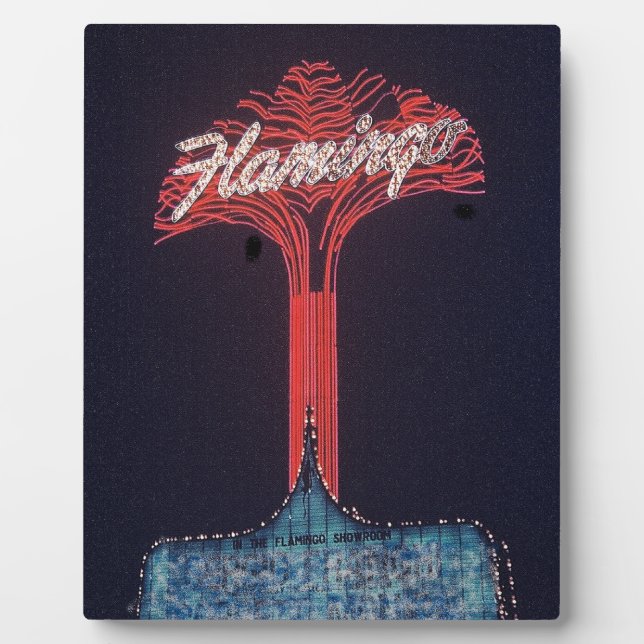 Placa Expositora Flamingo Hotel Las Vegas (Frente)