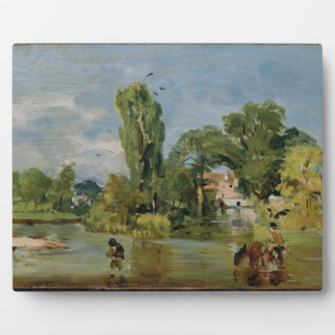 Placa Expositora Flatford Mill, c.1810-11 (aceite en panel)