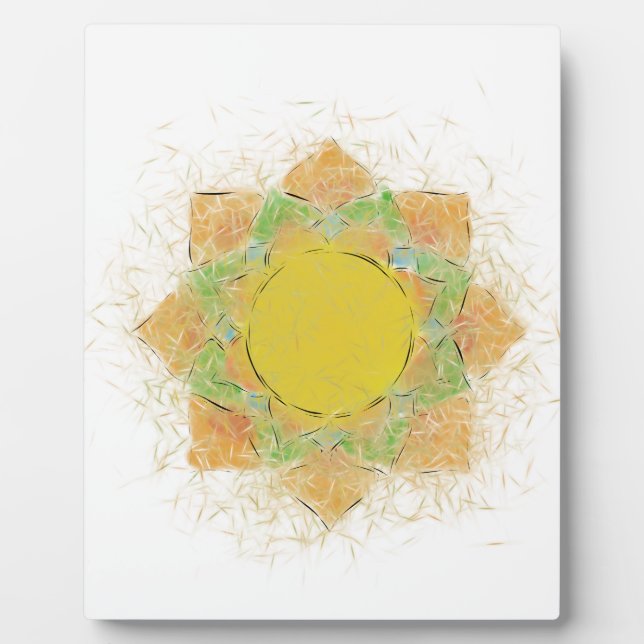 Placa Expositora Flor etérea Lotus (Frente)