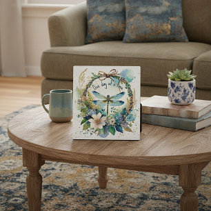 Placa Expositora Flora de dragón floral Un día a la vez