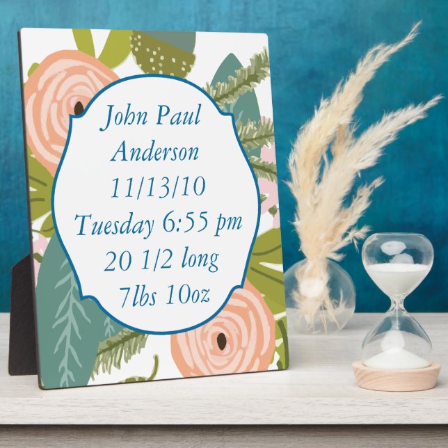 Placa Expositora Floral and Fauna (Lado)