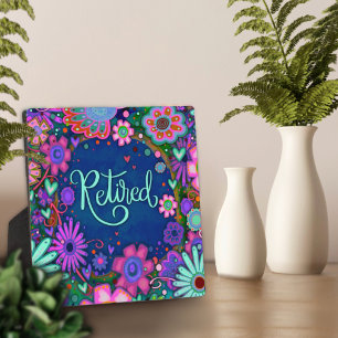 Placa Expositora Floral Retirado de Bonito caprichosa Asel