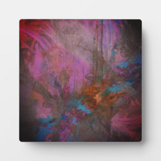 Placa Expositora Flores abstractas