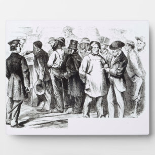 Placa Expositora Flores de alfombras, finales de los años 1860 (gra