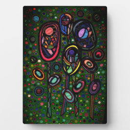 Placa Expositora Flores estampadas