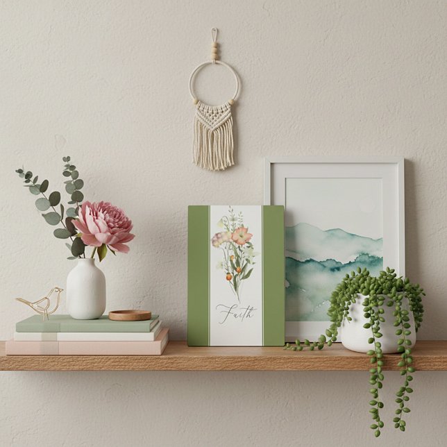 Placa Expositora Flores silvestres Faith Plaque (Subido por el creador)