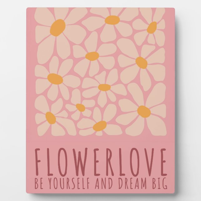 Placa Expositora FlowerLove  (Frente)