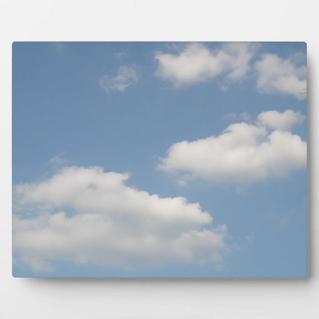 Placa Expositora Fluffy Cumulus Nubes Plaque (Frente)