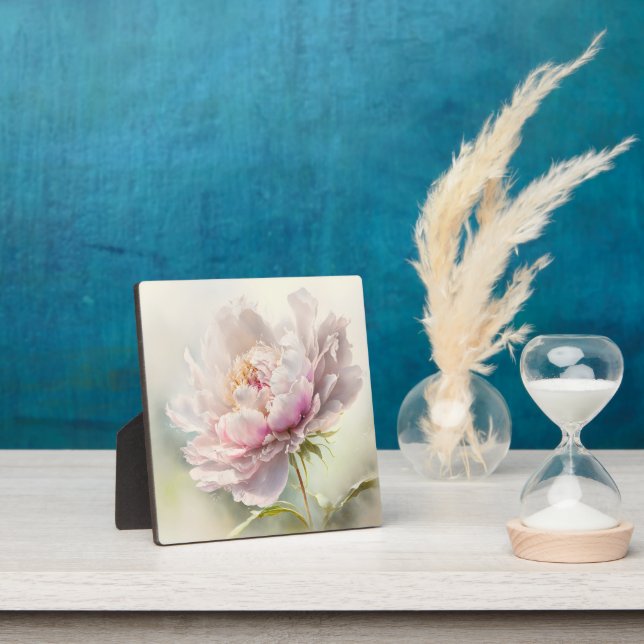 Placa Expositora Fondo floral. Florecimiento de primavera (in situ)