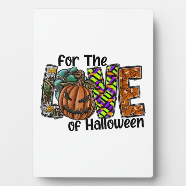 Placa Expositora For The Love Of Halloween (Frente)